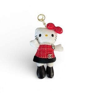 Hello Kitty Red and Black Key & Card Holder Bag Charm